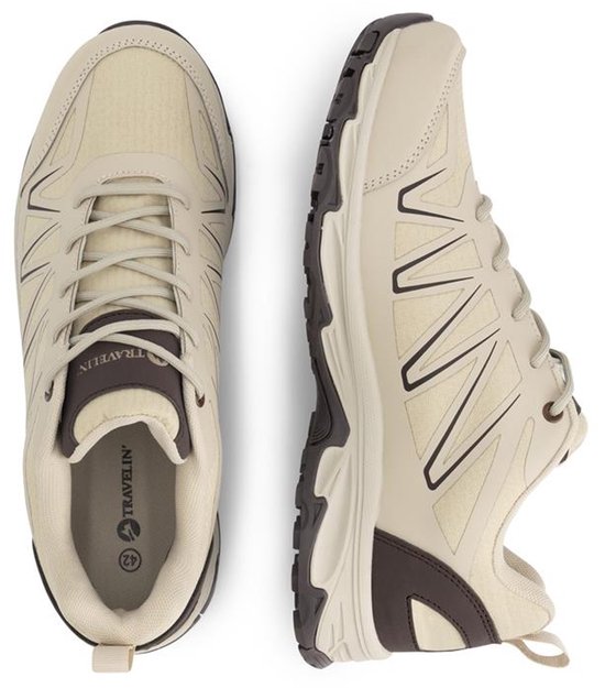 Travelin' Nalden Homme - Chaussures de randonnée basses - Imperméables - Sable