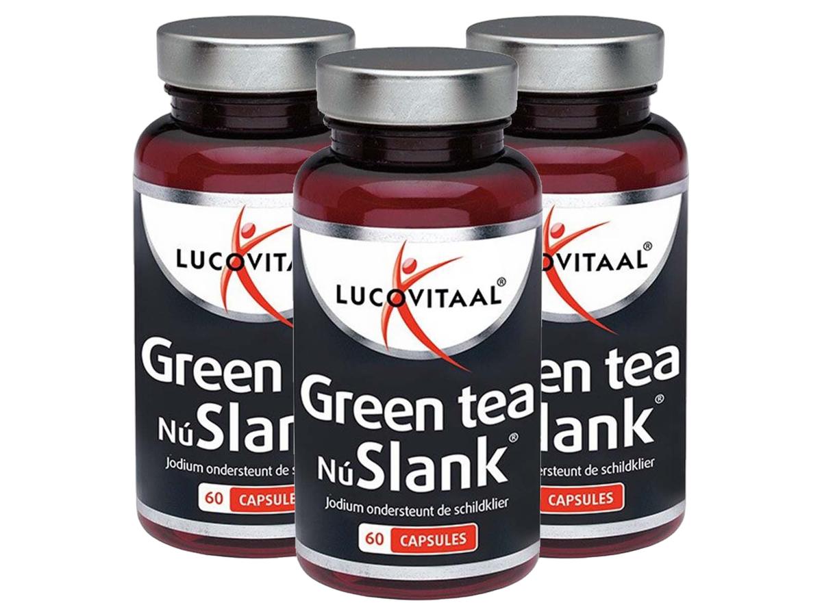 Lucovitaal Capsules de thé vert - 3 x 60 capsules - Naturelles et puissantes