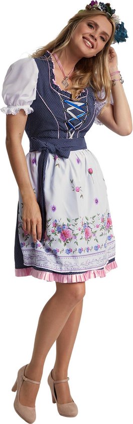 Dressforfun Mini-Dirndl Garching modèle 2 XXL - Robe fantaisie costume halloween robe de soirée robe carnaval costume carnaval robe de soirée - 304669
