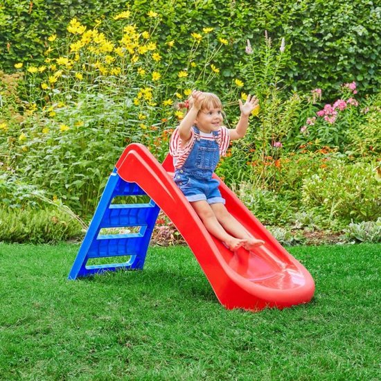 Palplay toboggan pliant 4ft rouge/bleu