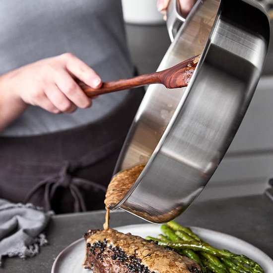 Merten & Storck Batterie de cuisine en acier inoxydable 4 pièces