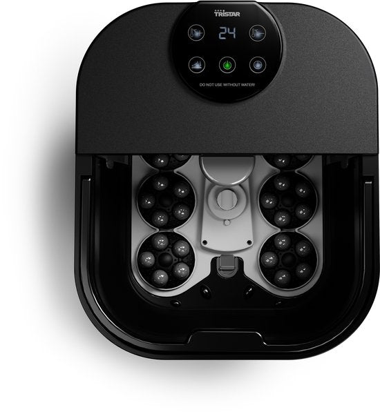 Bain de pieds Tristar - Massage Shiatsu - Chauffant jusqu'à 48 °C - 7 litres - Douche pour les pieds - Foot Spa - Bain de pieds pliable - 500 W - VB-2533