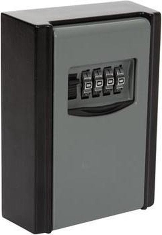 Coffre-fort à clé Perel avec serrure codée, 1 clé, étanche et résistant aux intempéries