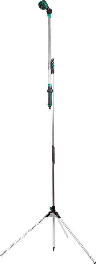 Douche d'extérieur - Vonroc - 2 en 1 - Avec lance de pulvérisation réglable - Hauteur réglable