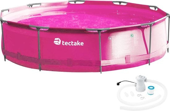 tectake® - Piscine - Piscine ronde avec pompe de filtration Ø 360 x 76 cm - 403824