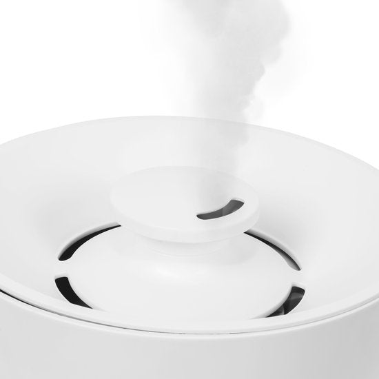 VONROC Humidificateur 2,6 litres - ultrasonique - sortie de brume 360° - blanc