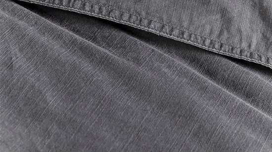 vtwonen Natural Stone housse de couette - Lits-Jumeaux XL - 260x200/220 - Anthracite