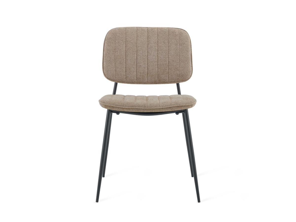 Multifurn Sol - Lot de deux chaises de salle à manger - Confortables et élégantes - Vert forêt - Taupe