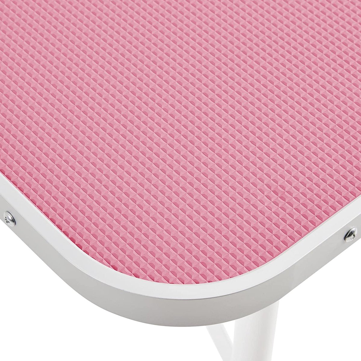 Table de toilettage pour chiens Yaheetech - 100 kg - Réglable - Pliable - Rose