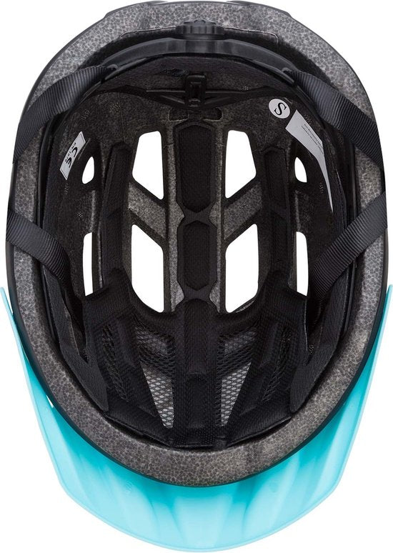 Spielwerk Casque de Cyclisme Enfant - S 50-54cm - Homologation CE - Bleu/Noir