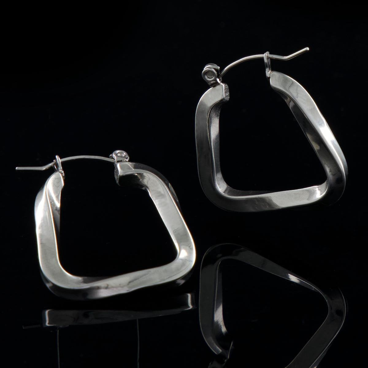 Laura Ferini Boucles d'oreilles pour dames Piazza Argent - Boucles d'oreilles en argent - Boucles d'oreilles pour dames - Bijoux - Accessoires - Bijoux