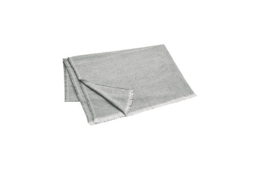 Blomus - Plaid Melange - Gris acier - 130 × 200 cm - Plaid doux / Couverture