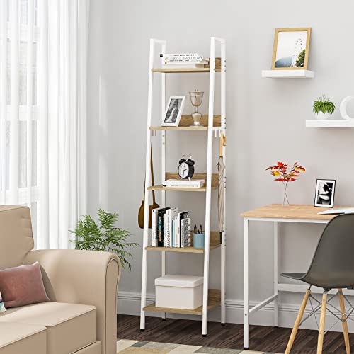 WOLTU RG9365ws-2 Etagère murale flottante - Bois FSC - Blanc - 60 x 15 x 5 cm