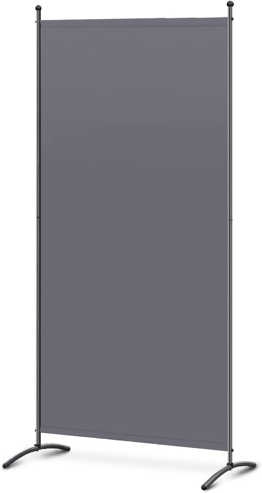 Angel Living Paravent - 1-pièce Room Screen & Room Divider - Brise-vue pour le bureau, le balcon, la chambre à coucher et le jardin - Gris - 80 x 180 cm