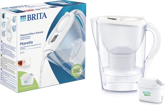 Carafe filtrante BRITA Marella 2,4 L + cartouche filtrante MAXTRA PRO 1051118