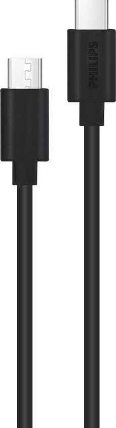 Câble USB 3.0 Philips - Modèle DLC3106C/00 - USB-C - USB-C - Longueur : 2 mètres - PVC - Noir