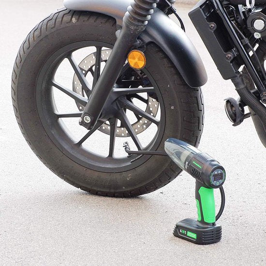 Hammersmith AirStorm - Aspirateur à main sans fil et compresseur d'air avec voyant SOS et kit d'accessoires complet - Gonfler les pneus de voiture - Vérifier la pression des pneus - Aspirateur et pompe pour voiture - Édition vente par correspondance