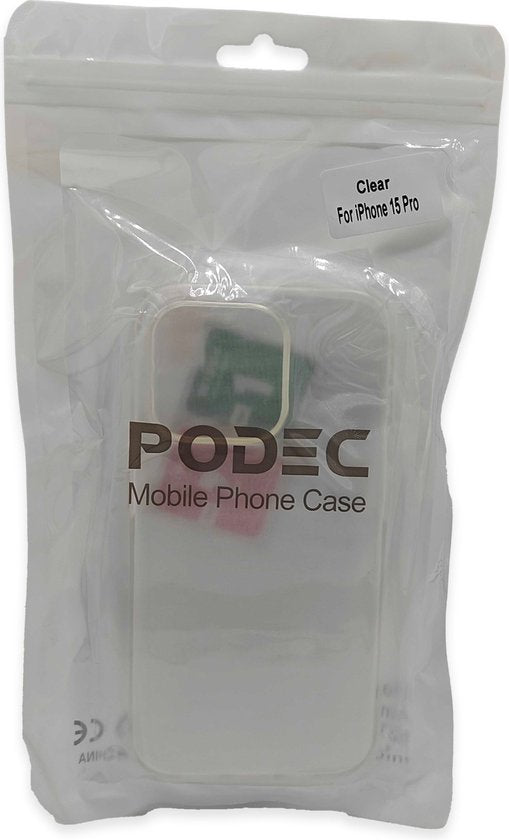 Phone Case Transparent Fit Iphone 15 Pro Case Transparent With Screen Protector Protective Glass