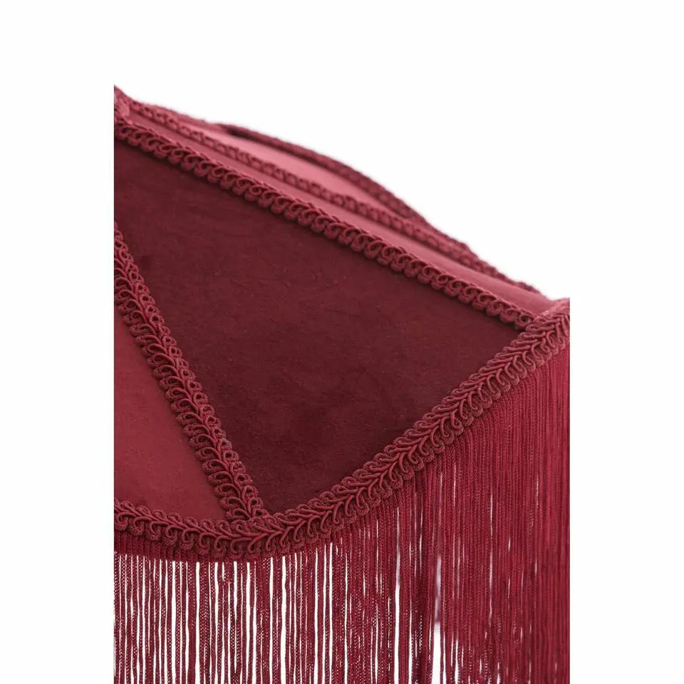 Suspension Tiffany - Ø 40 x 26 cm - Rouge