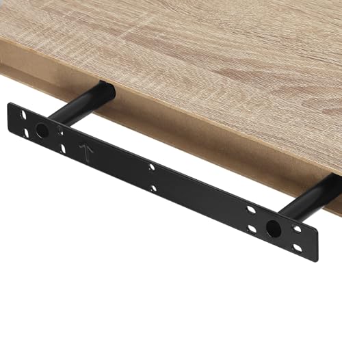 Étagère murale Eugad - Étagère suspendue robuste - Chêne - 50 cm
