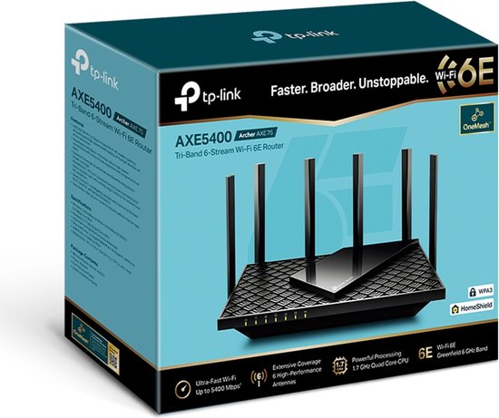 TP-Link Archer AXE75 - Routeur - Amplificateur Wi-Fi - Tri-bande - Wi-Fi 6E