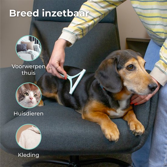 Nuvance - Épilateur pour animaux de compagnie - Épilateur pour chats - Épilateur pour chiens - Épilateur pour peluches - Vert
