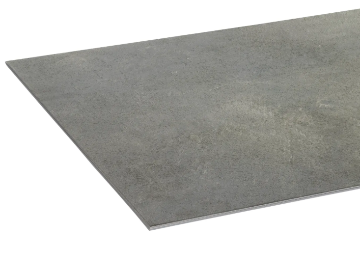 Sol stratifié Click PVC CanDo de Luxe, aspect pierre anthracite, 7,5 mm, avec sous-couche de 1,5 mm