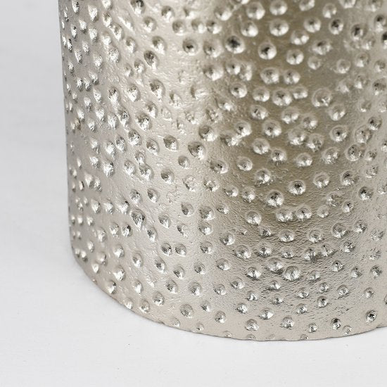 Casa Vivante Chandelier Dakar - H22 x Ø11 cm - Aluminium - Argent antique