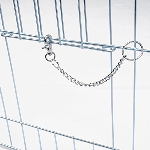 EUGAD Recinto Libero Lapin Run - Métal galvanisé - 180 x 120 x 60 cm