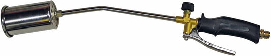 Toolland Brûleur à gaz 1500 W - 60 cm de long, 6 cm de diamètre, avec tuyau de 1,5 m, gris