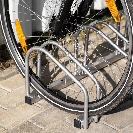 tectake - support de vélo 4 vélos - Support de vélo - acier - stable - 402378