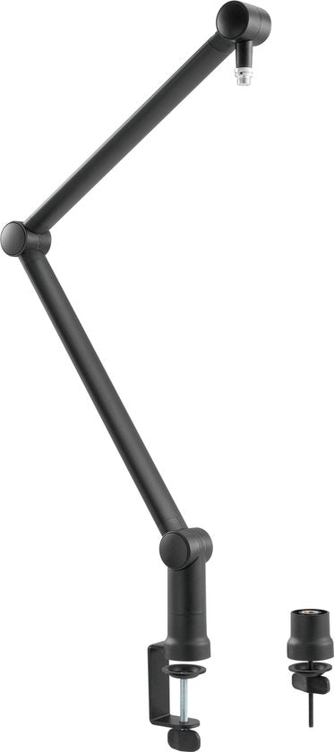 Bras de microphone professionnel réglable pour vlogging podcasting broadcasting gaming