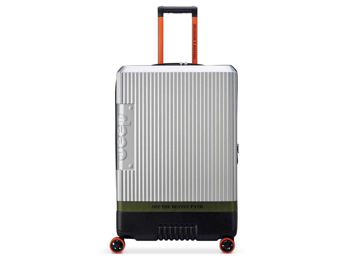 Valise Jeep Trolley - Extensible - taille L - Argent 76 cm