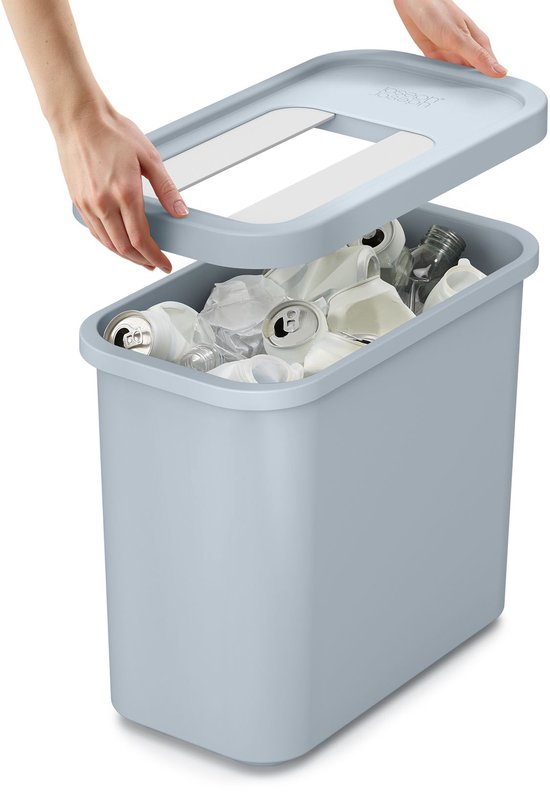 Joseph Joseph - GoRecycle - Poubelle de tri sélectif - Lot de 2 - 46 litres - Bleu