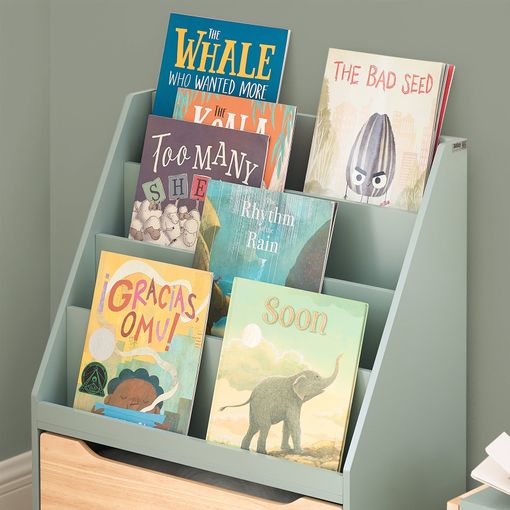 Bibliothèque Enfant Sobuy - Vert - 62x30x80 cm
