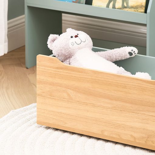 Bibliothèque Enfant Sobuy - Vert - 62x30x80 cm