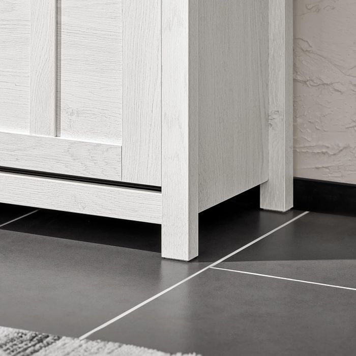 Sobuy meuble à chaussures - Blanc Vintage - 80x30x111 cm