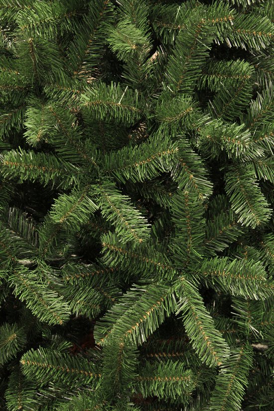 Black Box Trees Charlton Sapin de Noël - Décoration de Noël d'intérieur au rendu naturel - Sapin artificiel aux aiguilles en PVC souple pour un aspect réaliste - H 155 x Ø 91 cm - Vert