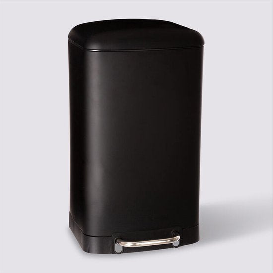 Poubelle 5Five en métal - Noire - 35 x 32 x 62 cm - 30 l