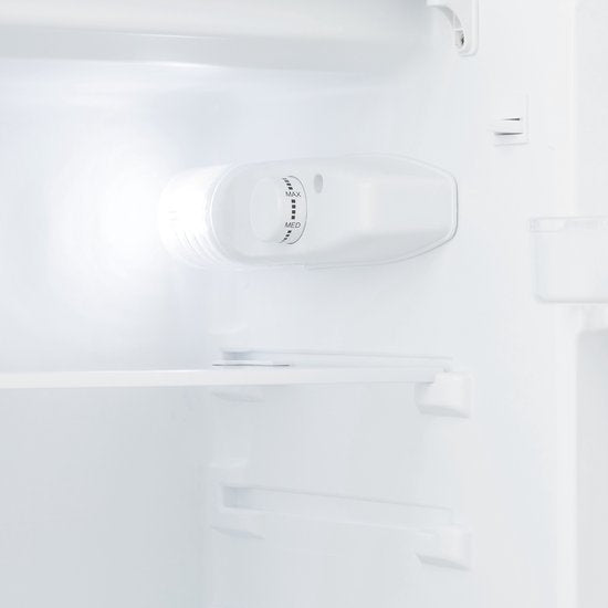 Inventum KV471W réfrigérateur de table 80 litres - Avec compartiment congélateur - Largeur 47,5 cm - Eclairage LED - Convient aux camping-cars - En pose libre - Blanc