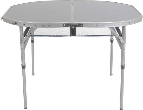 Bo-Camp - Table - Premium - Ovale - Modèle valise - 100x70 cm