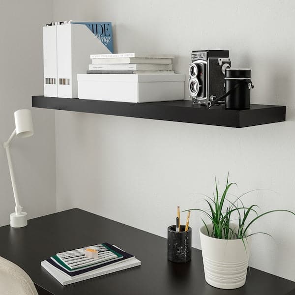 Étagère murale IKEA Lack - Noir-brun - 110 x 26 cm