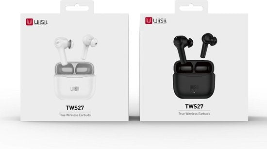Casque Bluetooth 5.0 IPX5 Contrôle tactile 24 heures Autonomie UiiSii blanc