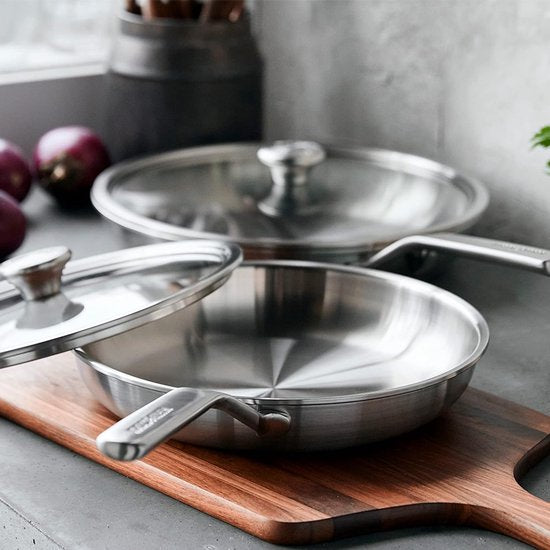 Merten & Storck Batterie de cuisine en acier inoxydable 4 pièces