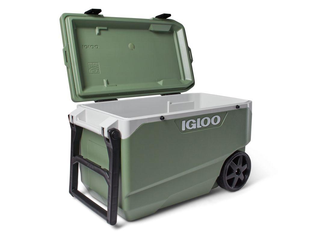 Glacière à roulettes Igloo EcoCool Latitude 90 - 85 litres - Vert vintage