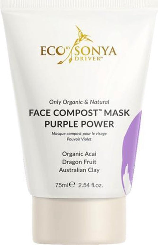 Eco By Sonya Masque de compostage pour le visage Purple Power