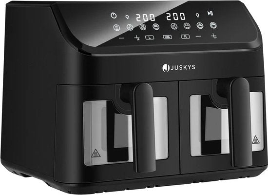 Double Airfryer - Friteuse à air chaud - 9 litres -9 Programmes de cuisson