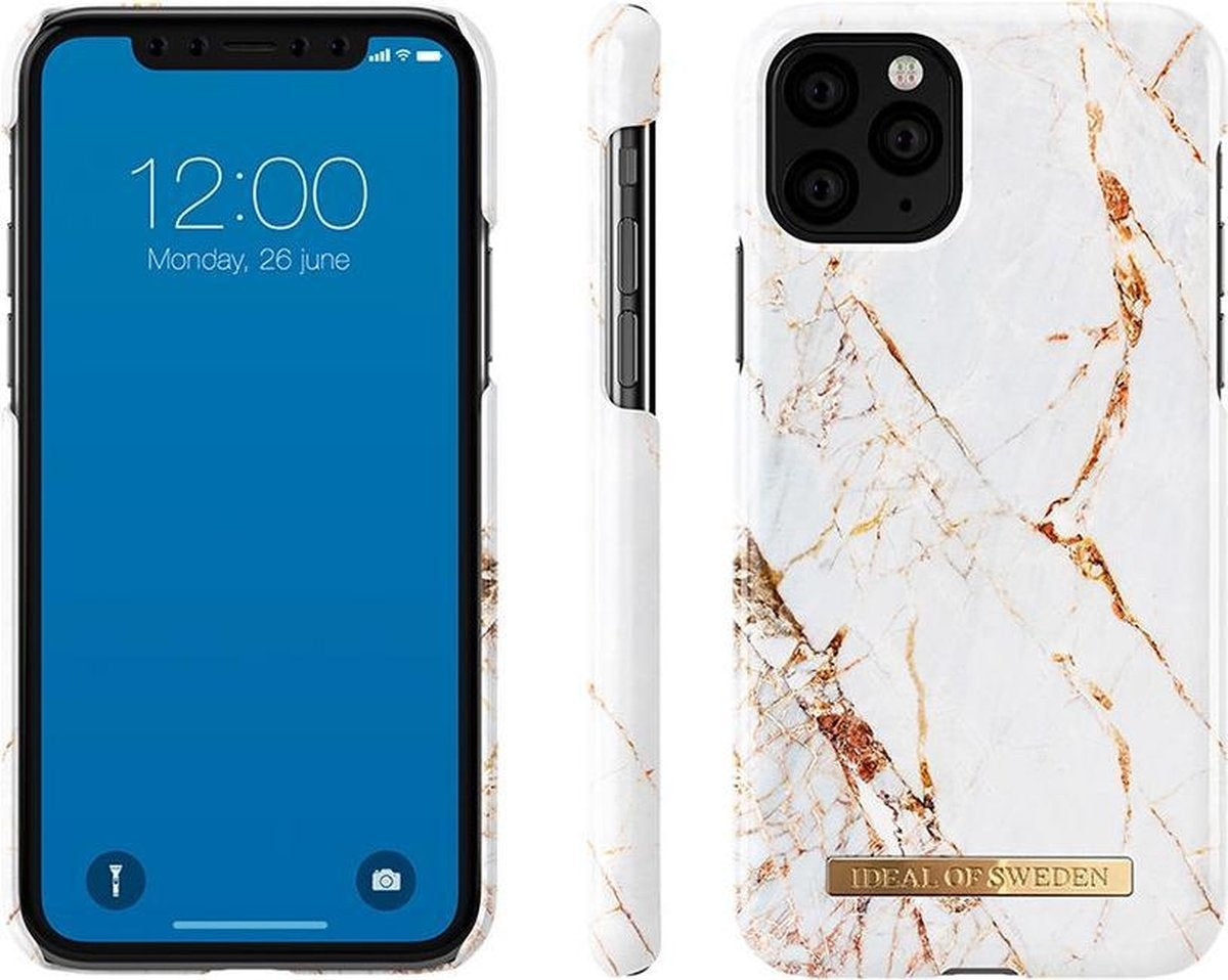 iDeal of Sweden - Coque pour iPhone 11 Pro - Coque arrière Fashion Gold Carrara