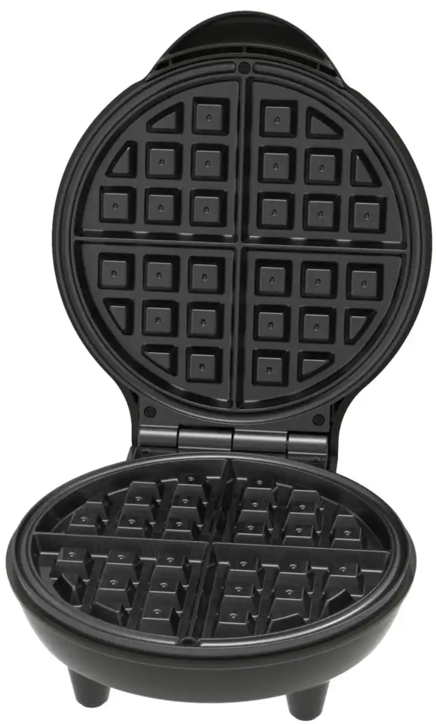 Gaufrier Bestron AWM6Z – Gaufres de Bruxelles – Ø 11 cm, revêtement antiadhésif – 750 W