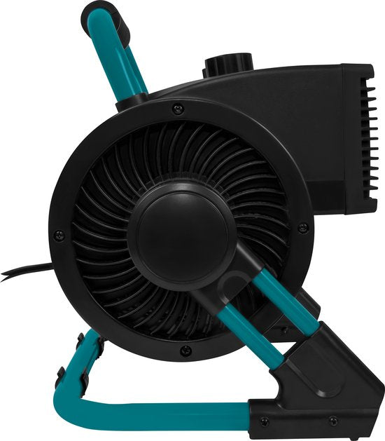 Chauffage électrique VONROC PRO- soufflant - chauffage d'atelier - 1350W/2000W - céramique - 3 réglages - thermostat - 900 inclinable - 20m2 - noir